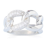 טבעת עשויה כסף סטרלינג