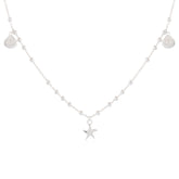 שרשרת כסף סטרלינג ותליונים בצורות שונות 03P598