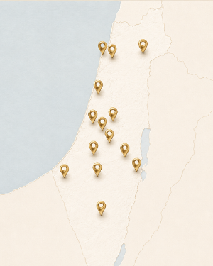 מפת סניפי Shanti